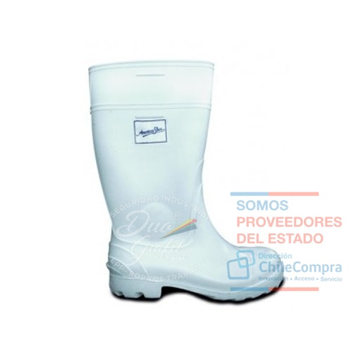 Bota PVC IND.A.Shoe Blanca c/ Punta