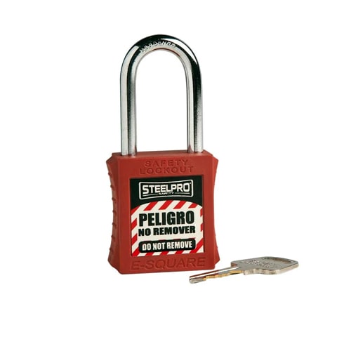 CANDADO STEELPRO X10 ROJO-min Candado Steelpro X10 Rojo - Imagen 1
