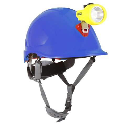 CASCO STEELPRO ABS MTA AZUL CON PORTALAMPARA FULL-min Casco Steelpro Abs Mta Azul Con Portalampara Full - Imagen 1