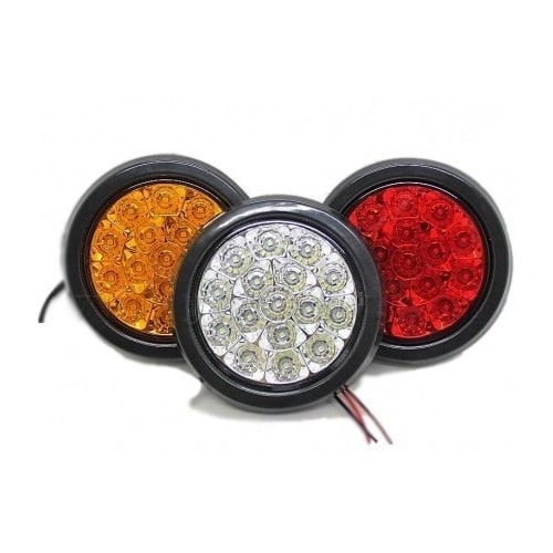 Foco LED Rampla 2,5" Ambar/Rojo/Blanco